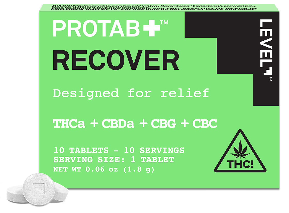 LEVEL Protab | Recover | 10pk - EDIBLES cannabis product, 0.88g