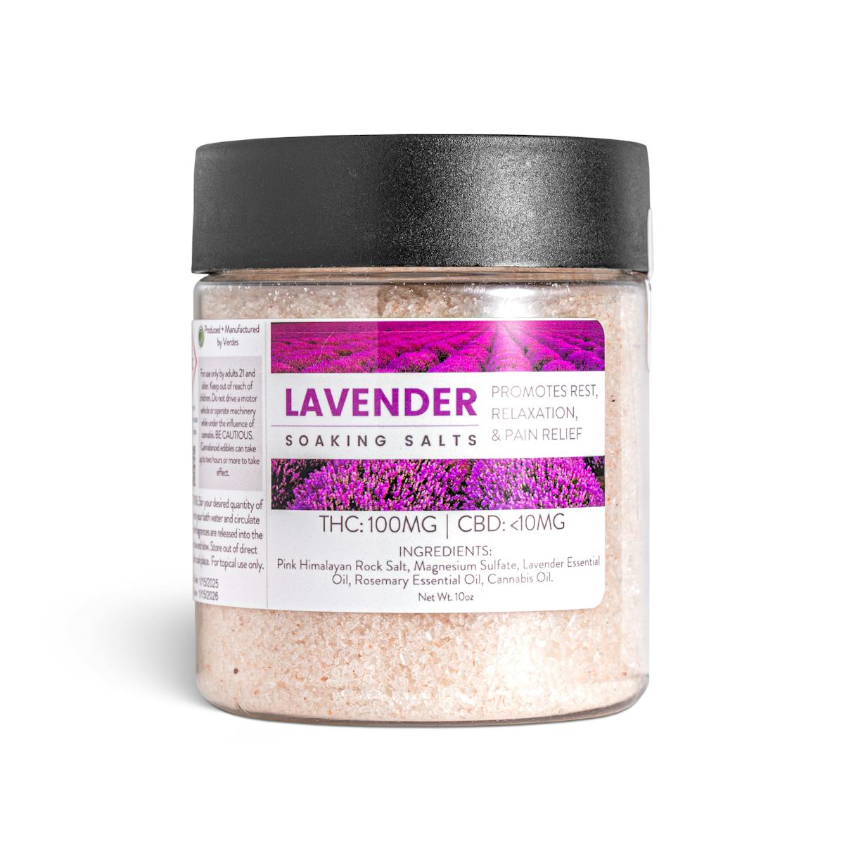 Photo of Lavender Soaking Salts 10oz – 100mg