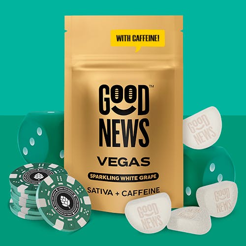 Sparkling White Grape Gummies With Caffeine - 10 Pack