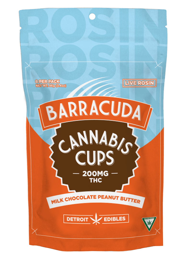 Barracuda - 200mg Live Rosin Infused Cups - Milk Chocolate Peanut Butter