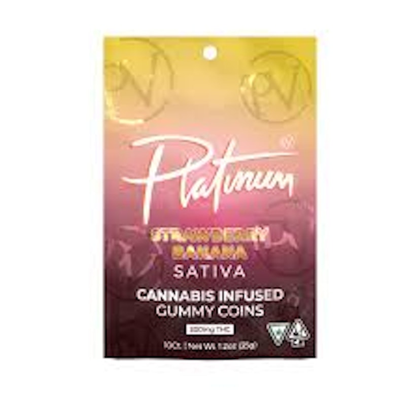 Platinum Gummies - Strawberry Banana 200mg