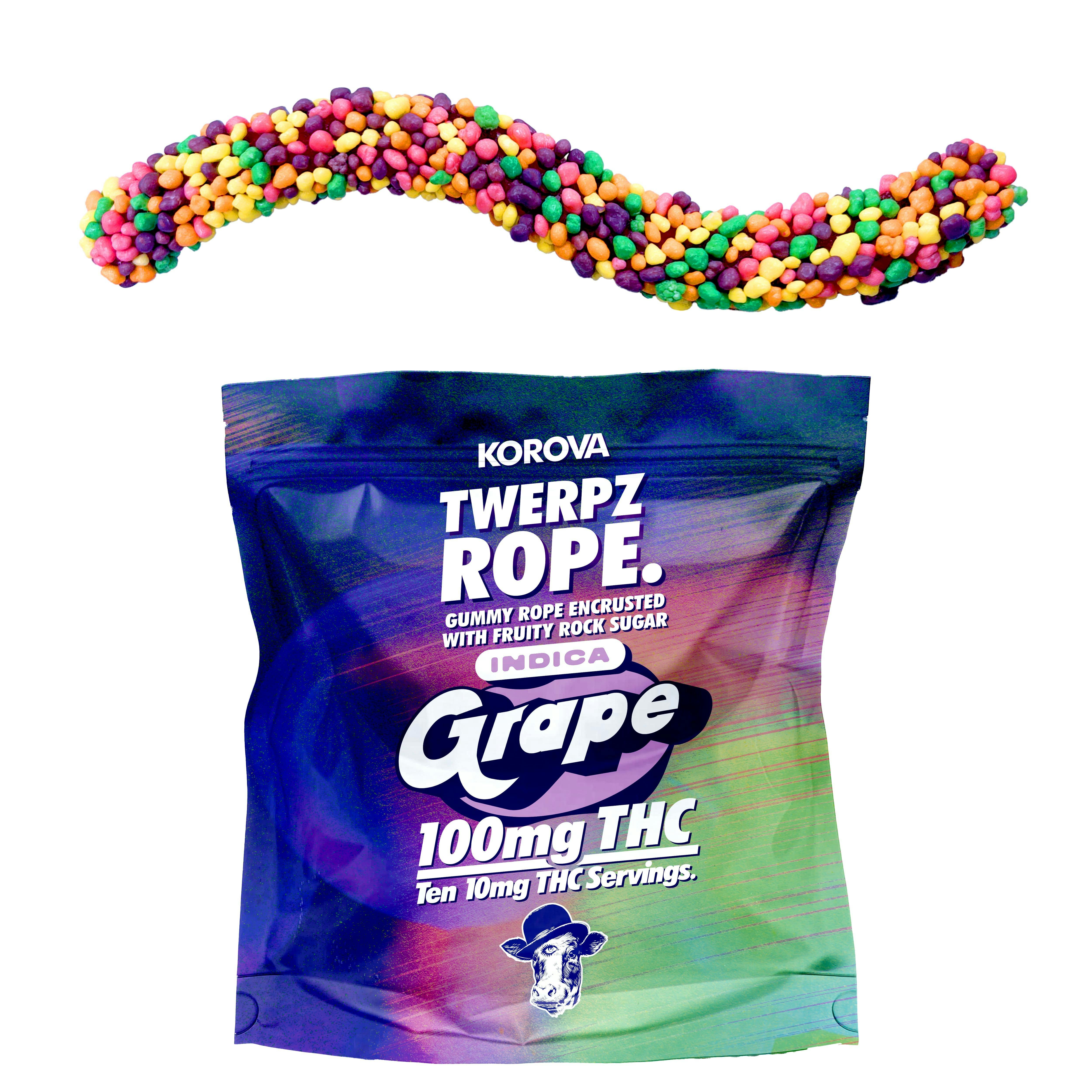 Trulieve Storefront | Korova: Grape Twerpz Rope 10pc | Trulieve