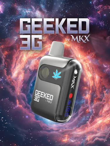 Geeked By MKX – 3g Disposable *LIMITED EDITION* – Rosewater Sorbet – Indica-1
