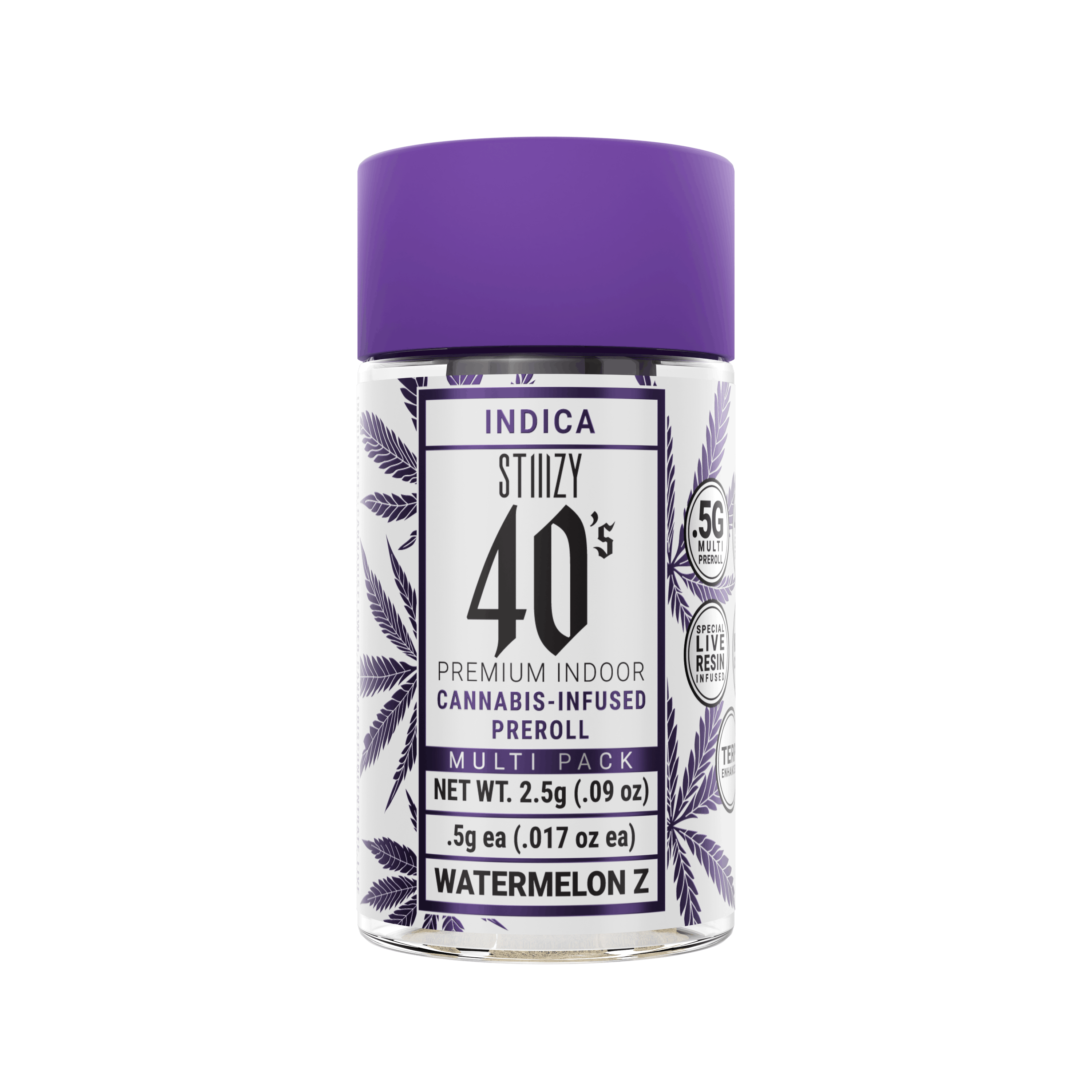 La Mesa Dispensary: STIIIZY Watermelon Z 40'S Pre-Roll Multi-Pack
