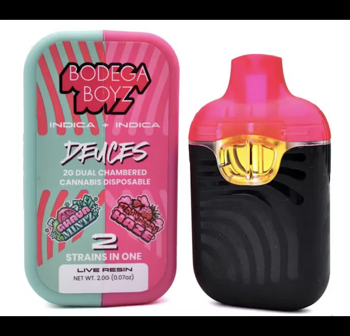 Photo of Bodega Boys – Deuces AIO Vape Pen – Guava Mintz x Strawberry Haze