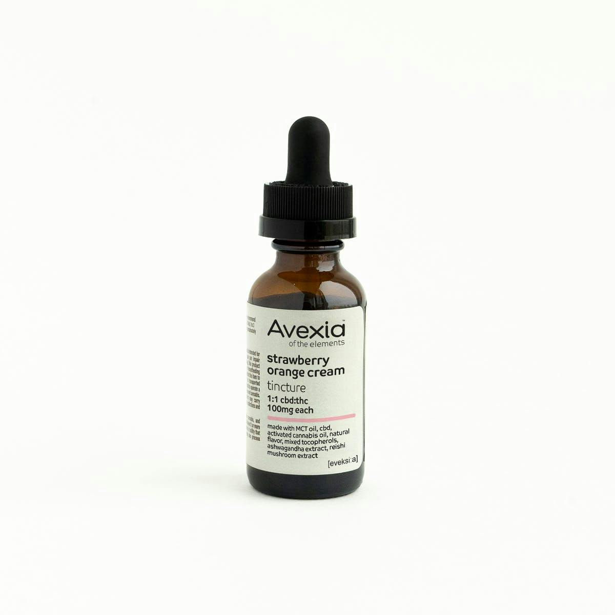 Strawberry Orange Cream Tincture [1:1 THC:CBD] 550mg | 5 Day
