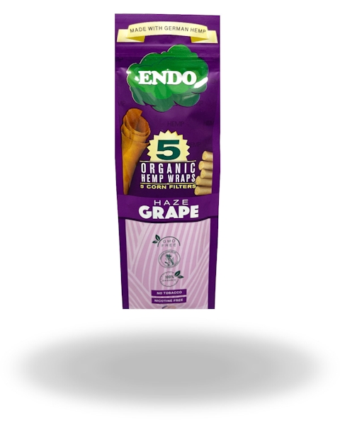 Endo | Haze Grape Hemp Wraps | 5pk