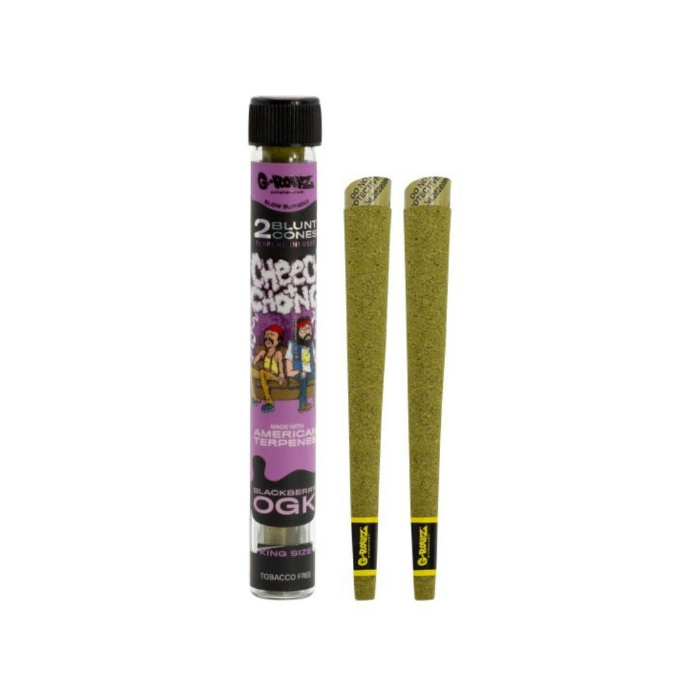 G-Rollz x Cheech & Chong - Terp Infused Blunt Cones - 2pk - Blackberry OGK