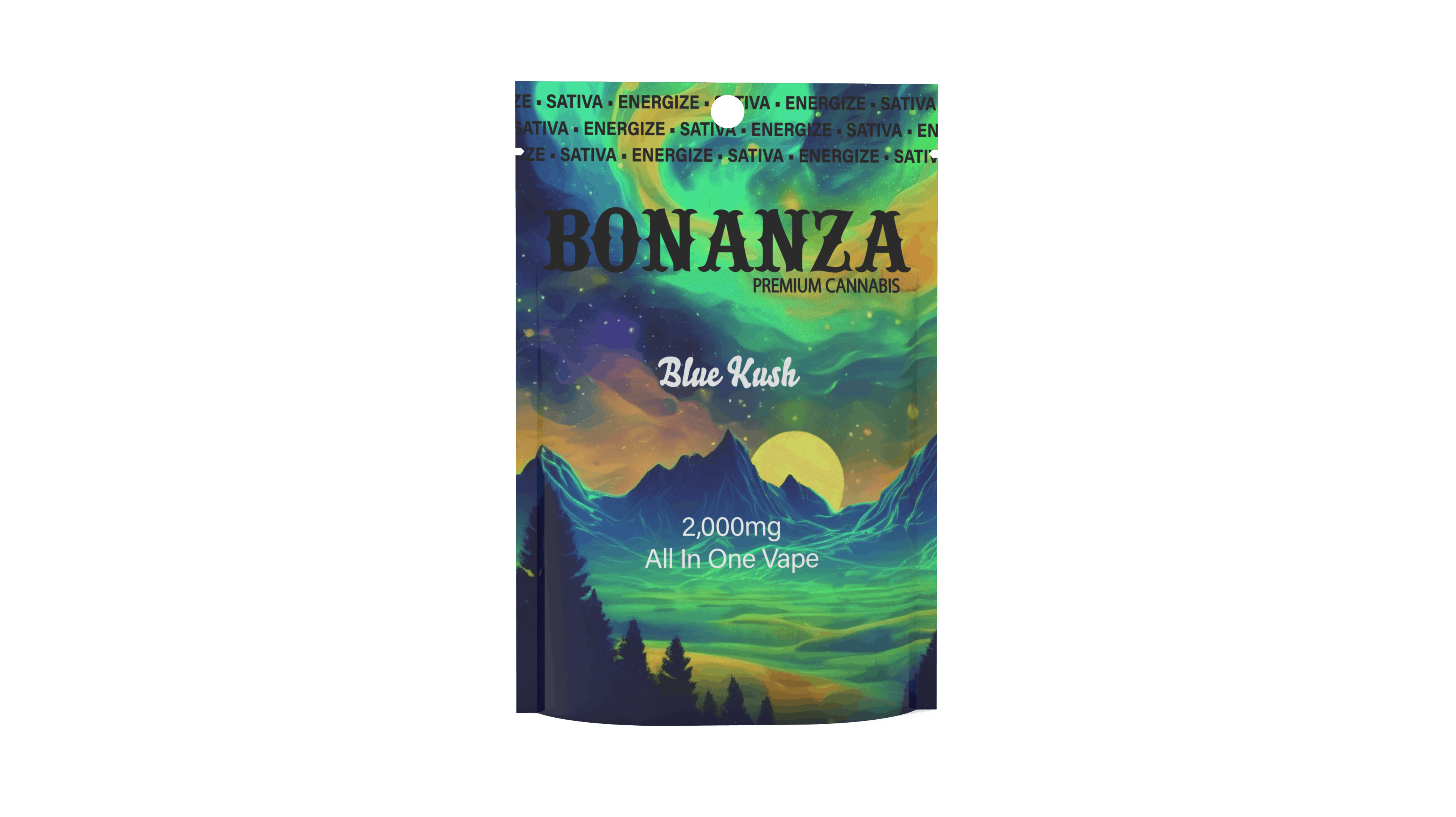 Bonanza- 2g Blue Kush AIO Vape- Sativa