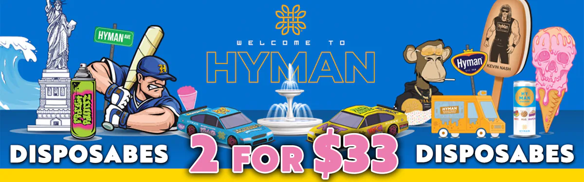 Hyman 1g Disposable - 2/$35