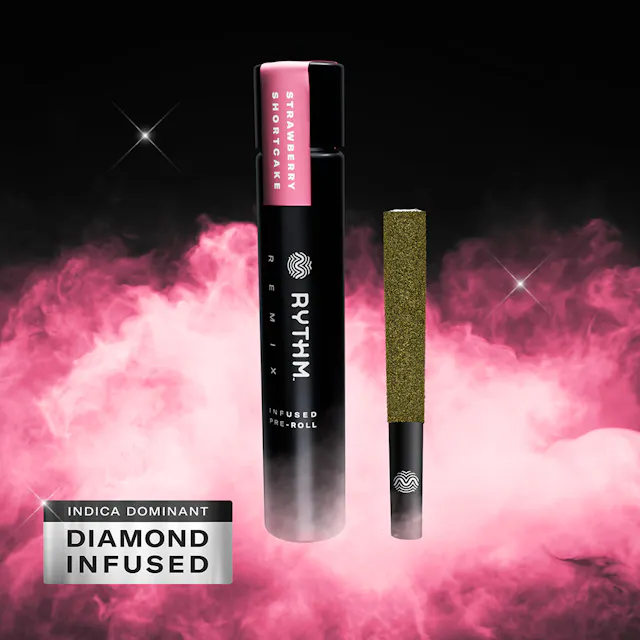 Rythm Infused Pre-Roll Strawberry Shortcake 1g (indica hybrid)