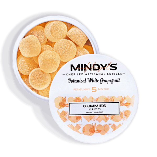 White Grapefruit Gummies (H) - 100mg 20pk - Mindy's