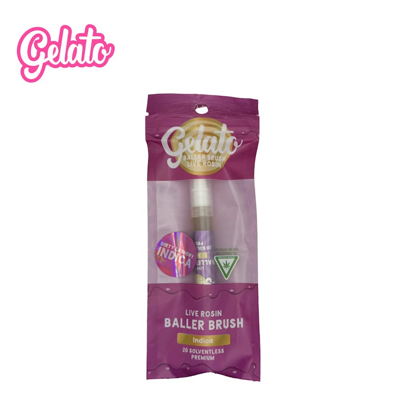 GELATO LIVE ROSIN BALLER BRUSH | LAUNDRY SHAMAN (INDICA)