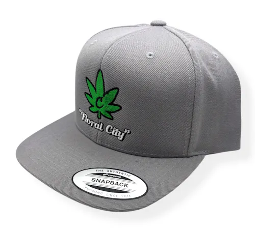 Cookies Monroe Floral City 5 Panel Hat- Grey-active