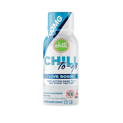 Chill Medicated - 200mg Live Rosin Syrup To-Go - Blue Razz