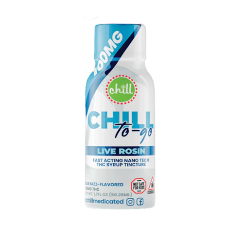 Chill Medicated - 200mg Live Rosin Syrup To-Go - Blue Razz