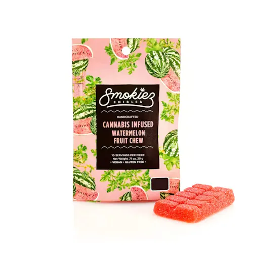 Smokiez Watermelon Scored Fruit Chew 100mg-1