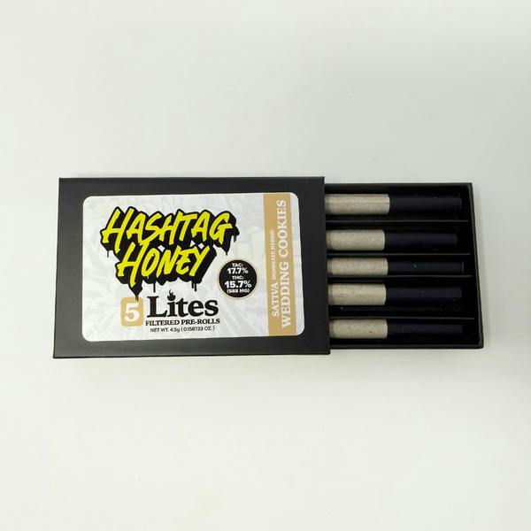 Hashtag Honey | Lites Wedding Cookies | 5pk Prerolls | 4.5g Hashtag Honey