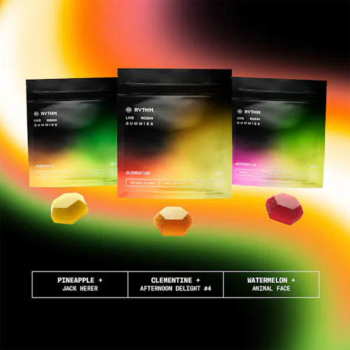 Rythm | Solventless Pineapple Gummies | 100MG-2