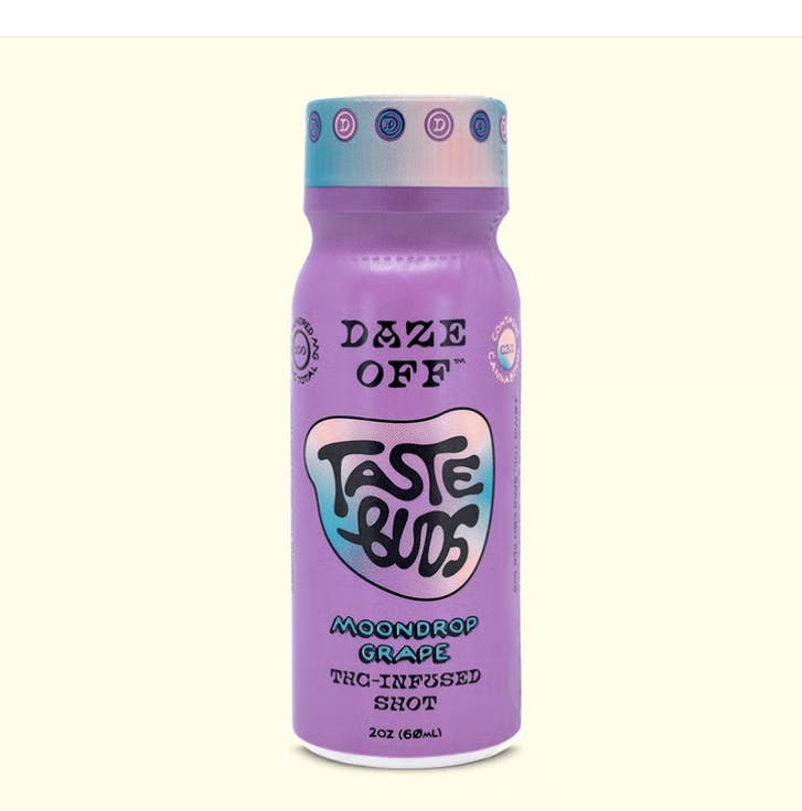 Product AZ Daze Off Taste Buds Shots 2oz - Moondrop Grape 100mg