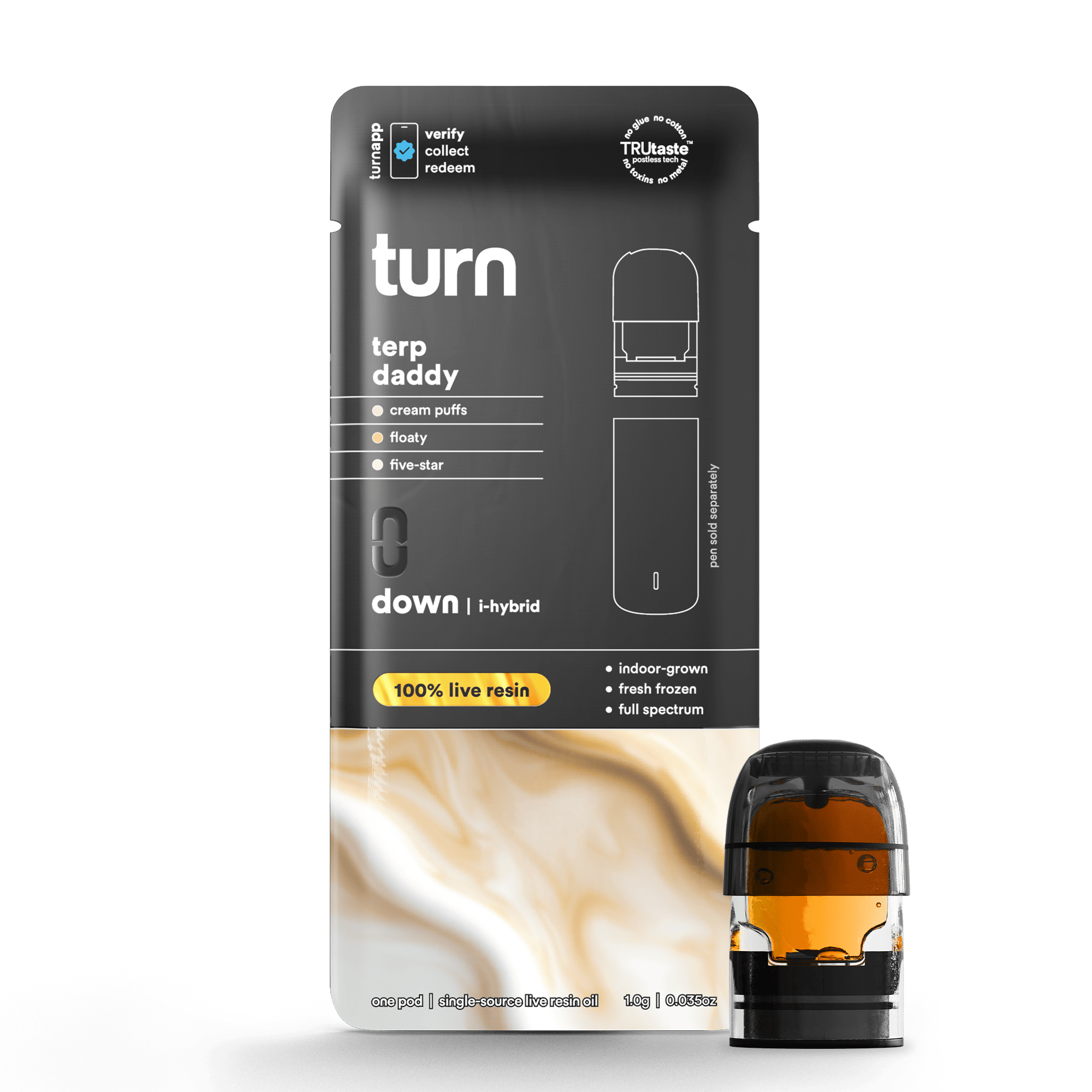 turn 1g Live Resin Pod - Terp Daddy