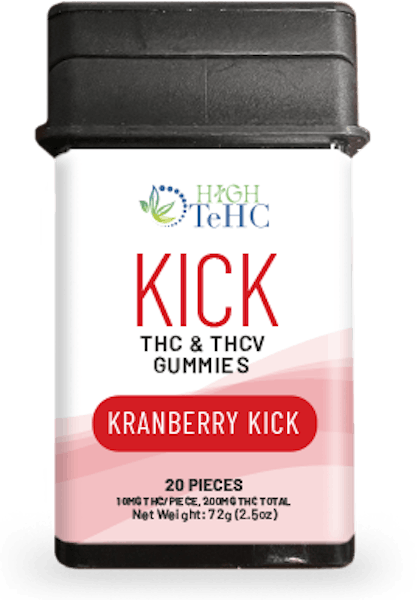High TeHC | Kranberry Kick THC:THCV Gummies | 200mg:50mg