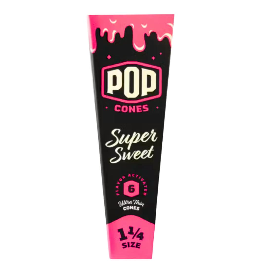 POP CONES 1 1/4 6PK CONES (ASSORTED)