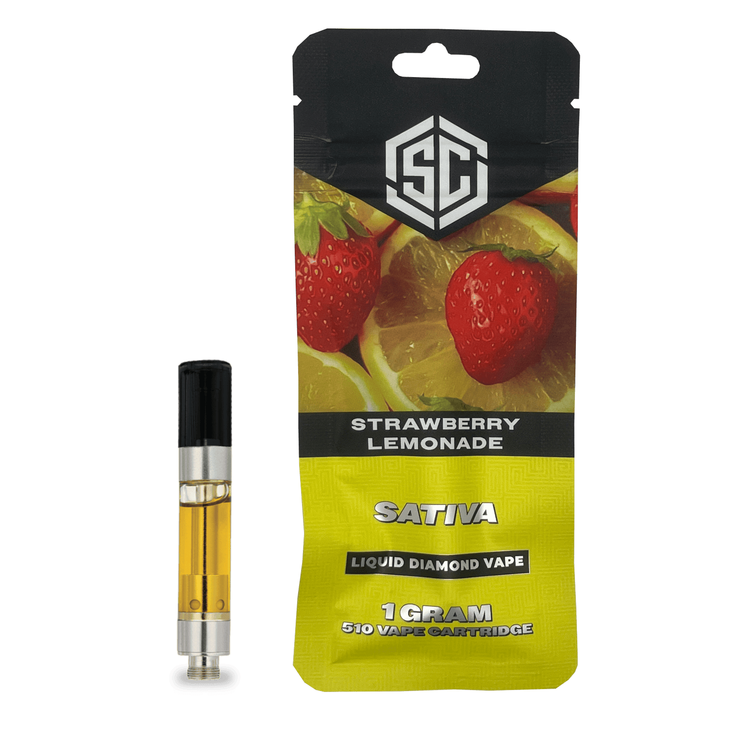 Product: Society C | Liquid Diamond Vape Cart - 1g - Strawberry Lemonade