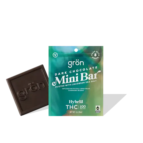 Dark Chocolate Mini Bar – THC – Hybrid-1