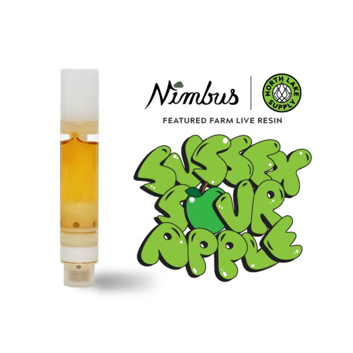 Photo of Nimbus l Sussex Sour Apple Live Resin Vape Cart l 1g