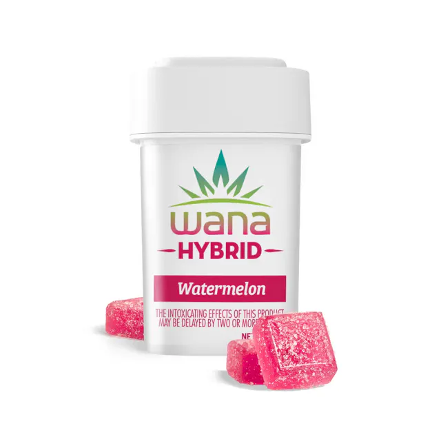 Wana Classic Gummies Watermelon 10pk/100mg (hybrid, 2.8g)