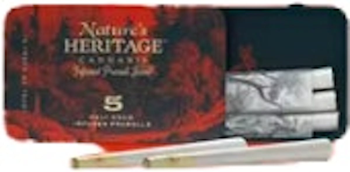 Nature’s Heritage Larry Bird Mints 5pk Bubble Hash Infused Preroll 1g ...