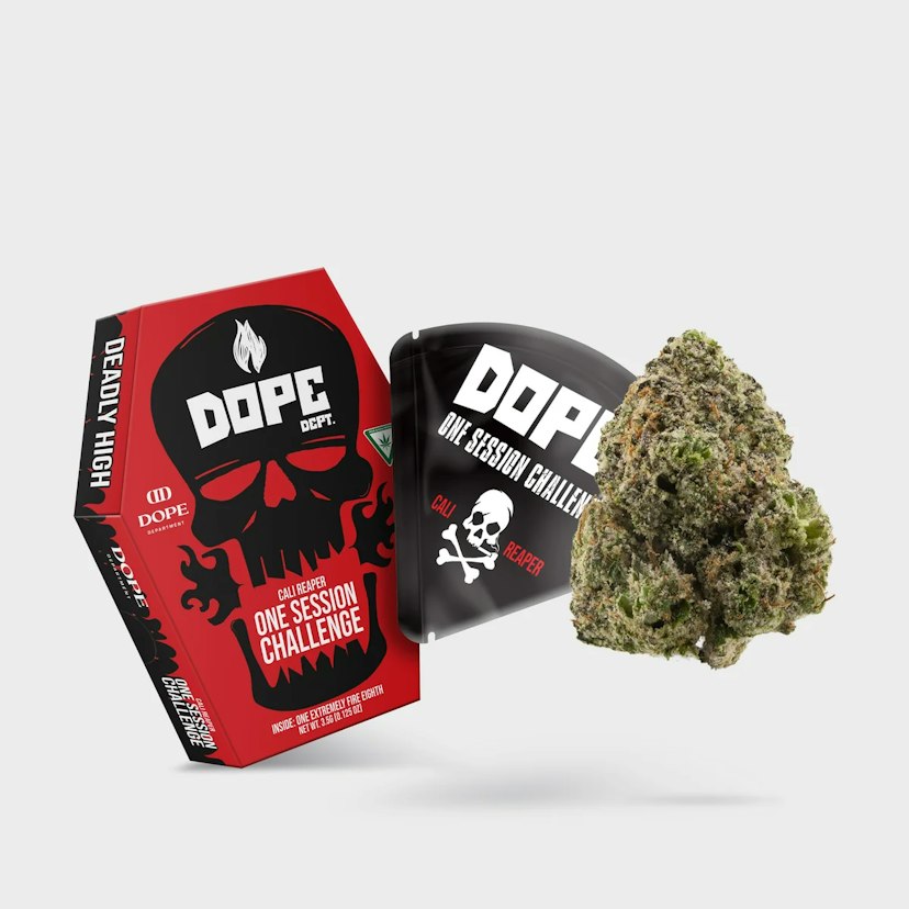 Dope Department One Session Challenge Prepackaged Flower | Cali Reaper