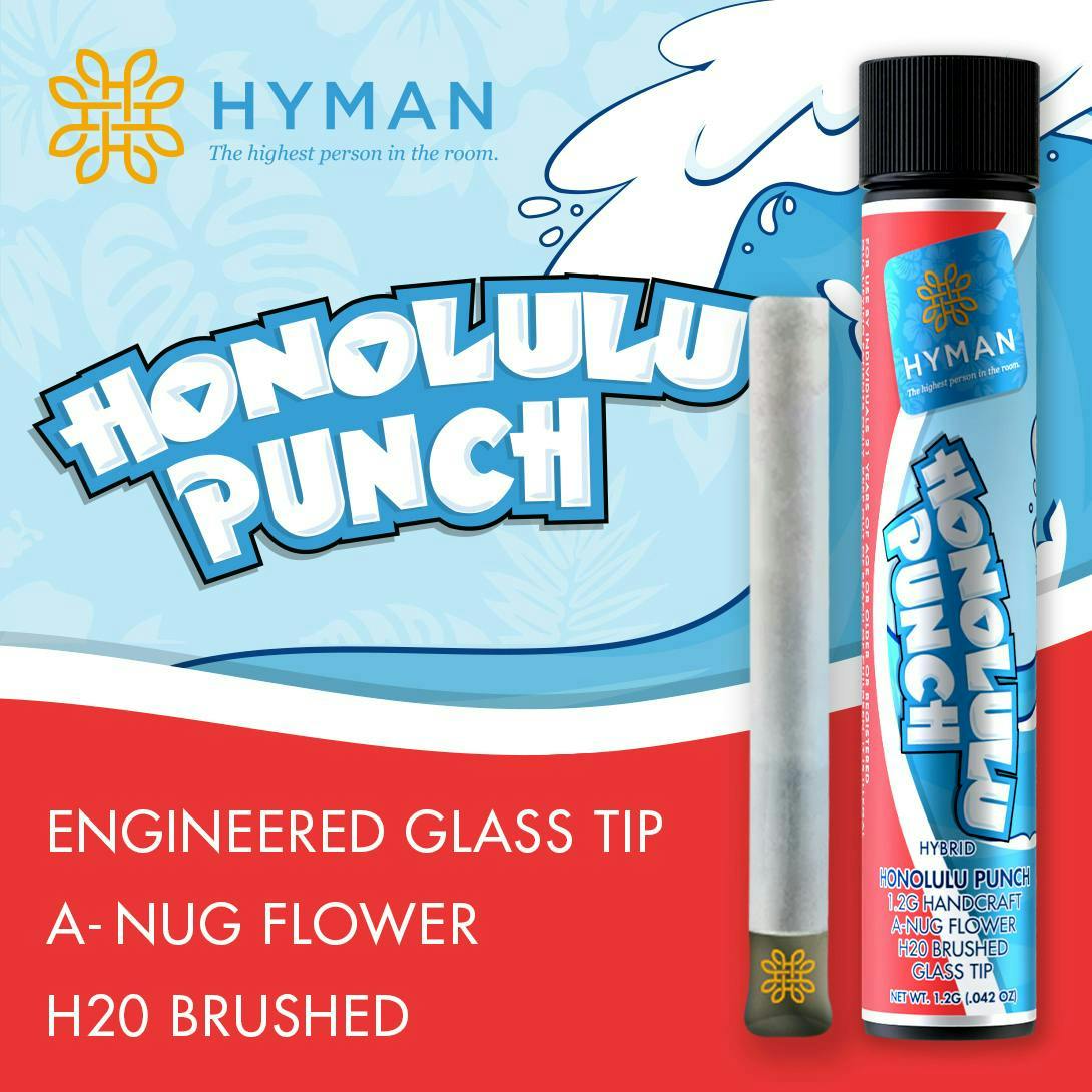 Product: HYMAN | HONOLULU PUNCH - HANDCRAFT PRE ROLL HYBRID