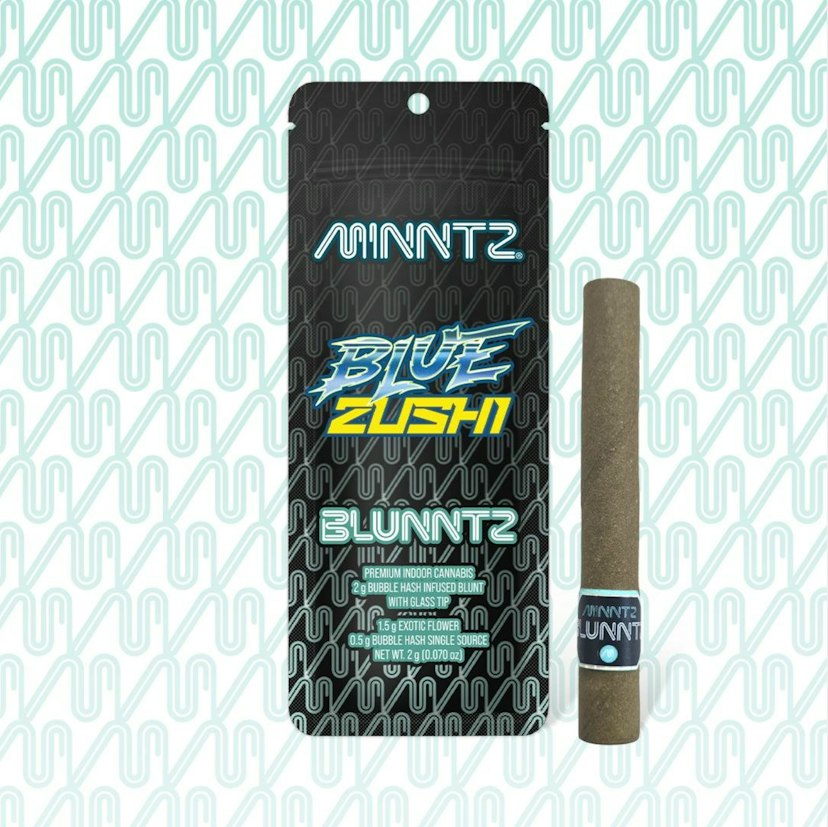Minntz Bubble Hash Infused Blunntz | Blue Zushi
