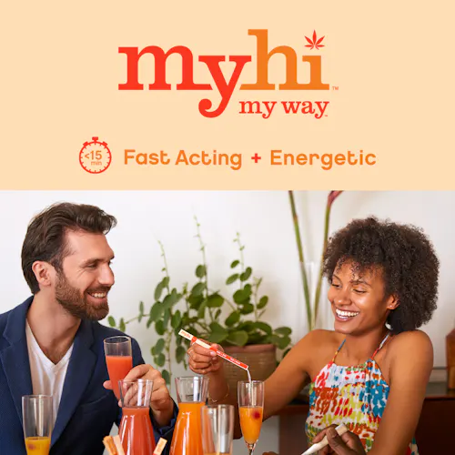 MyHi | Simply Flavorless | THC Infused Drink Mix | 10mg Stir Sticks | 3pk-5
