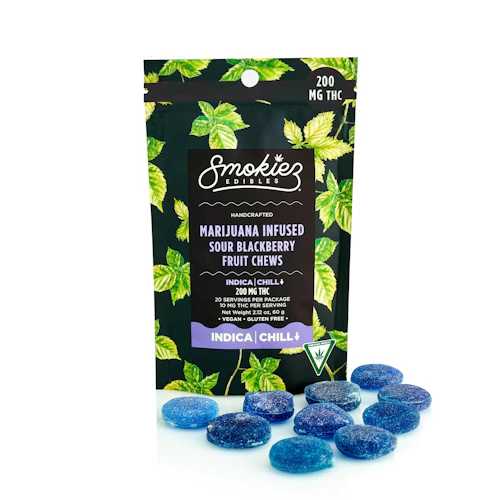 Smokiez - 200mg Gummies - Sour Blackberry