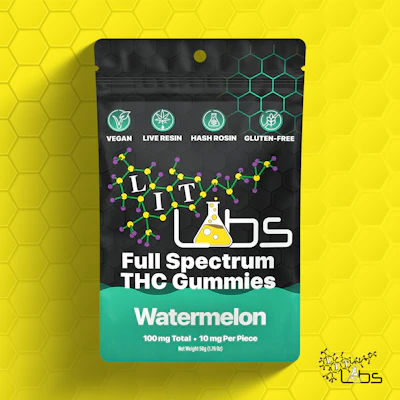 Lit Labs - 100mg Gummies - Watermelon