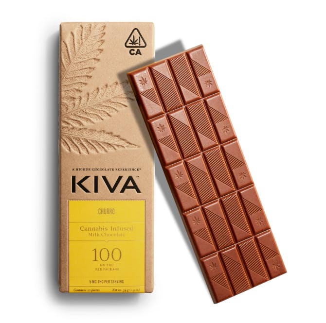Kiva - Milk Chocolate  - Churro Bar (100mg)