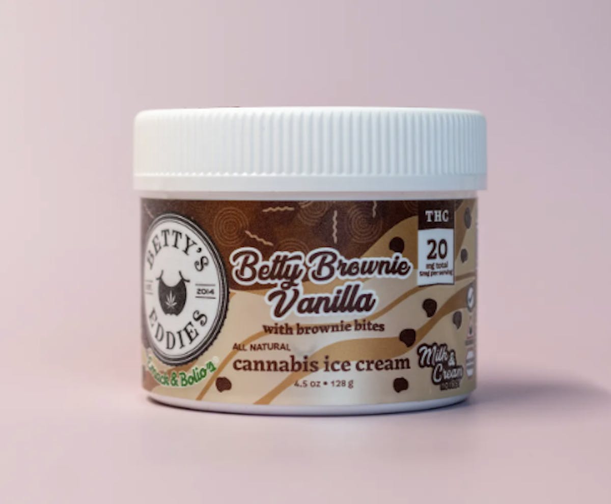 Photo of Betty Brownie Vanilla Ice Cream 20mg