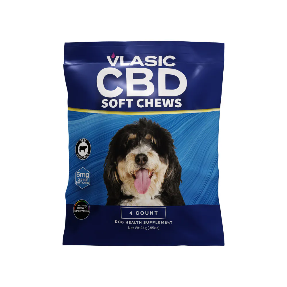 Mini Broad Spectrum CBD Dog Chews (Beef Flavor) | 20mg | Key