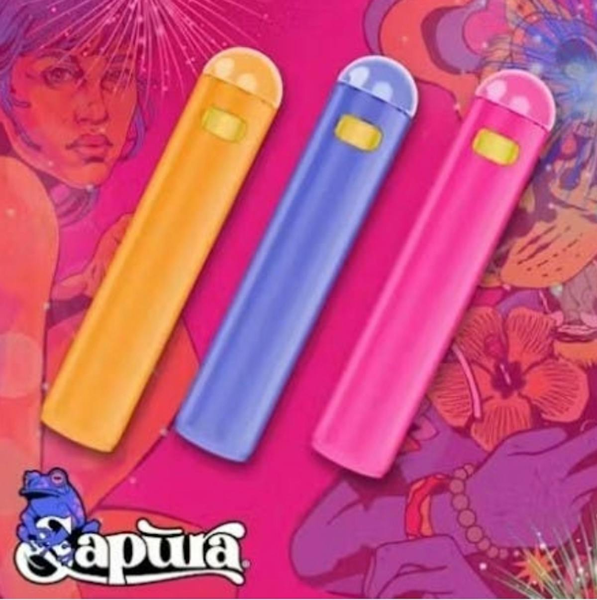 Photo of Sour Apple 1g Disposable Vape Sapura