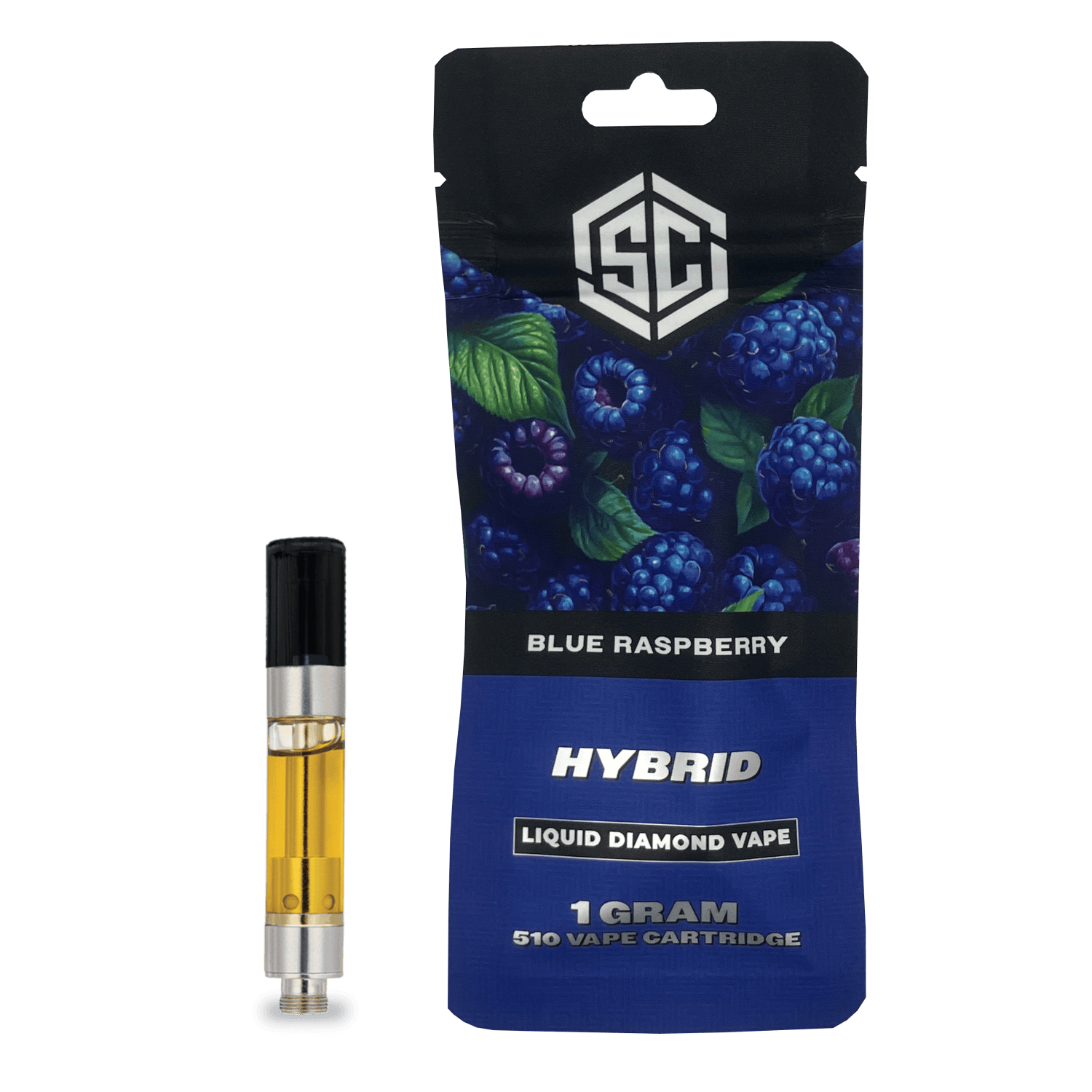Product: Society C | Liquid Diamond Vape Cart - 1g - Blue Raspberry