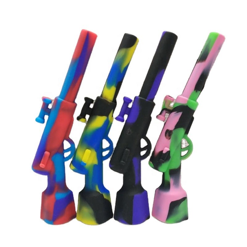 HAND PIPE: SILICONE RIFLE