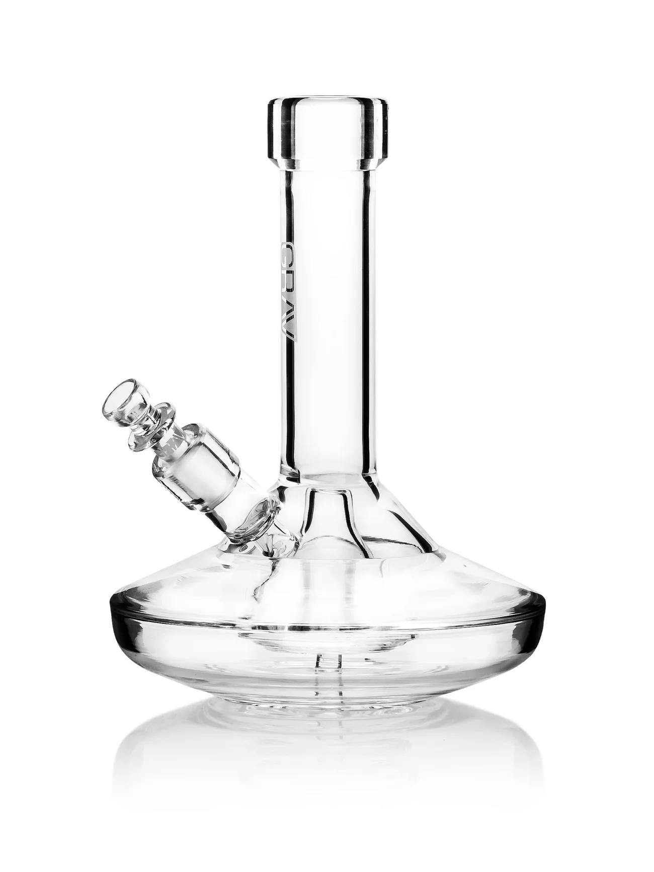 GRAV Small Wide Base Water Pipe | Clear - ACCESSORIES cannabis product, N/A