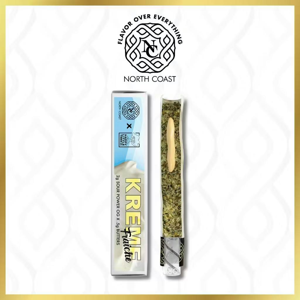 North Coast x Herb Wealth x Black Label - 2.5g Rice Paper Donut Tier 1 - Creme Fraiche