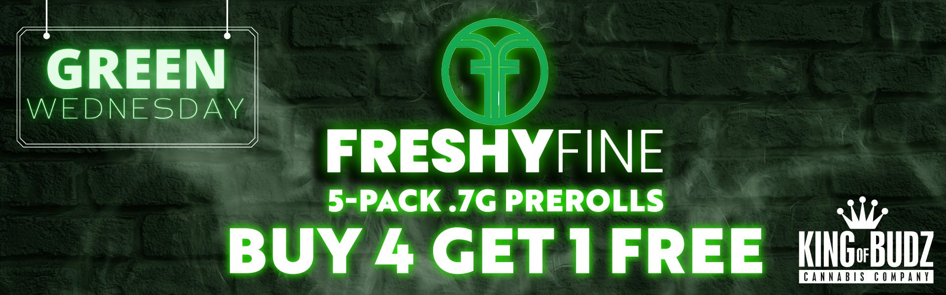 Freshy Fine 5-Pack .7g Prerolls  - Buy 4 Get 1  Free