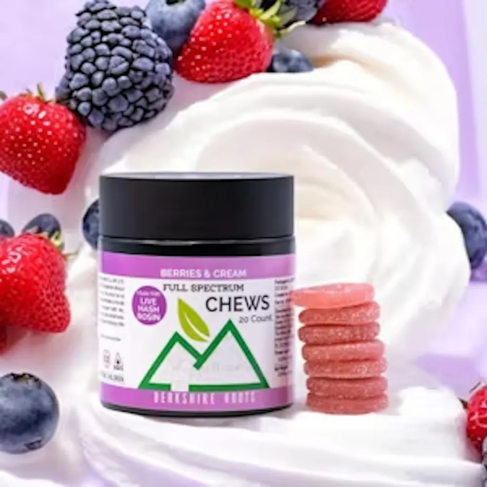 Product Berries & Cream RSO Chews | Edibles | 100mg