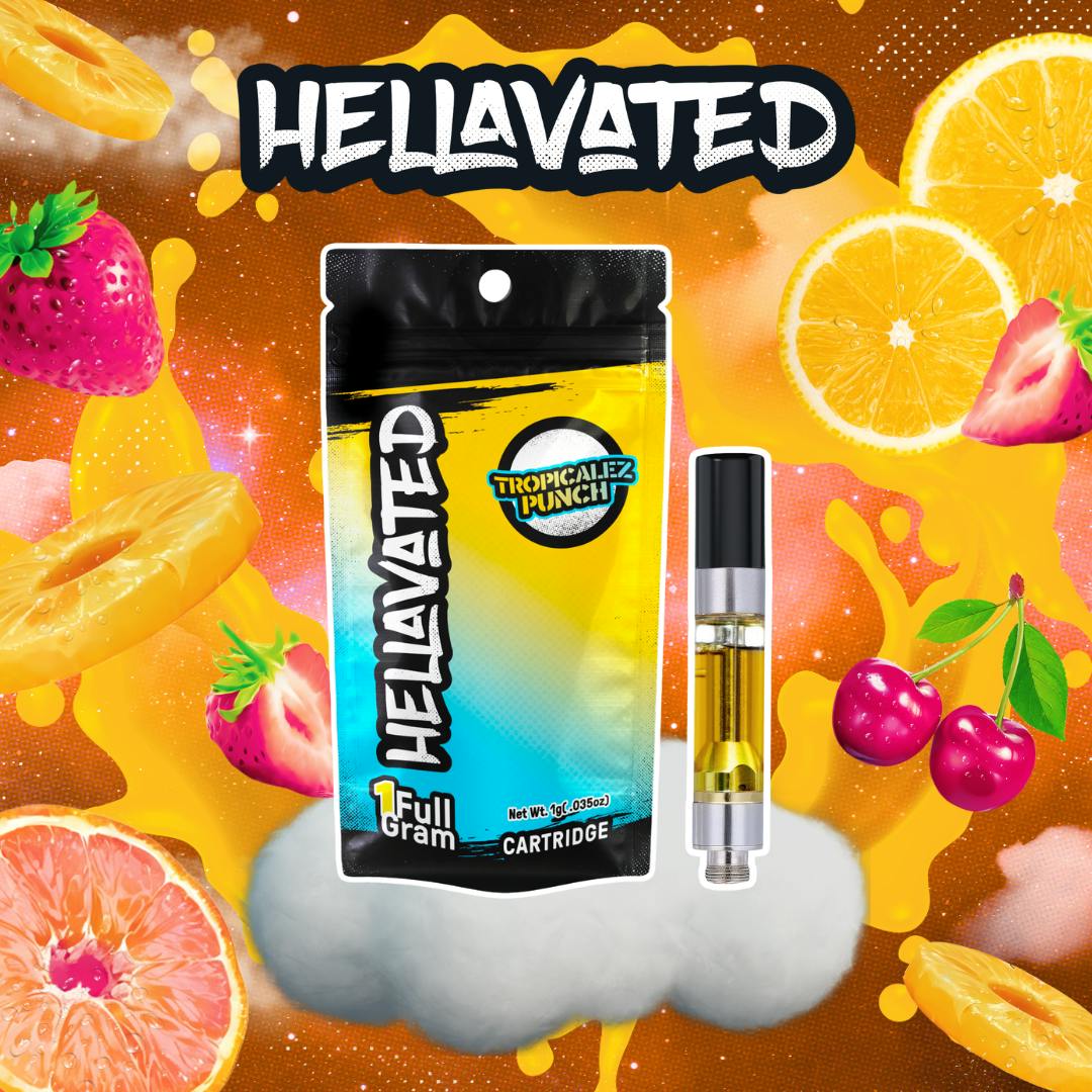 Hellavated Tropicalez Punch | 1g Cartridge - Redi Cannabis