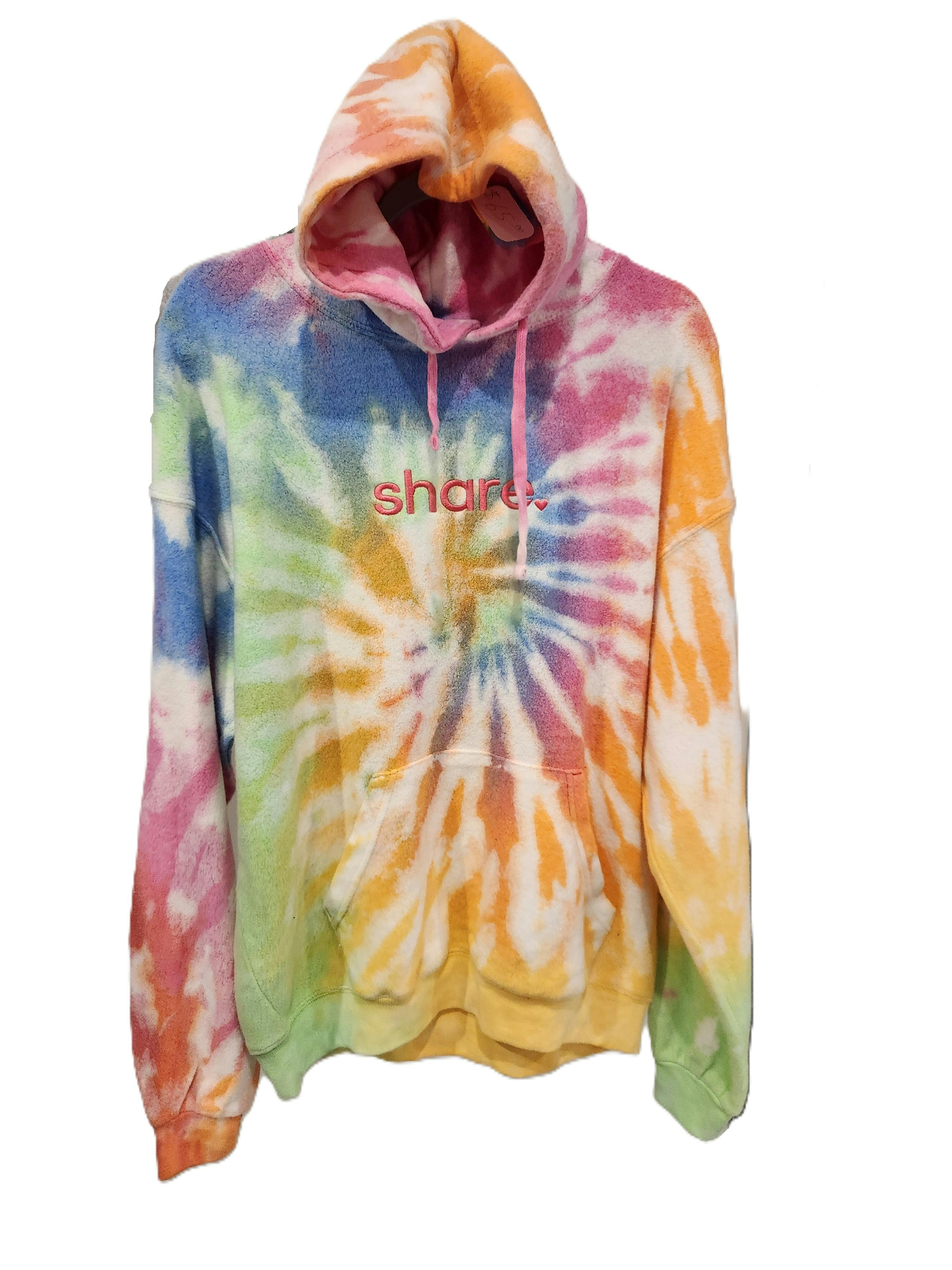 Tie Dye Share. Hoodie
